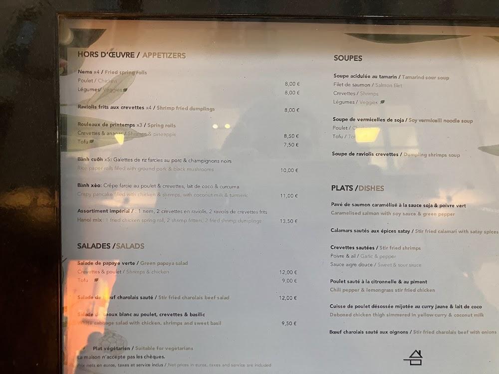 Hanoi - Menu Image 3