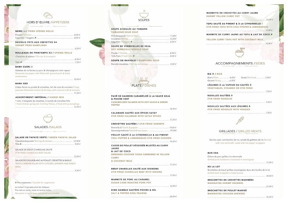 Hanoi - Menu Image 4